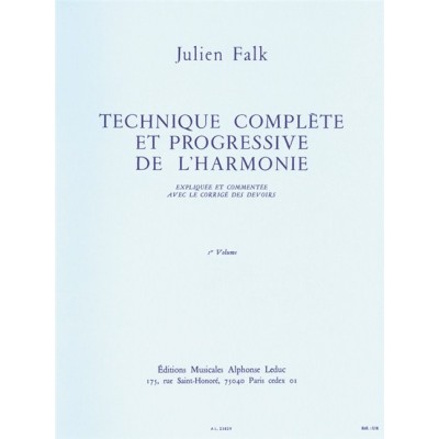 Falk j.  tecnica de armonia v.1