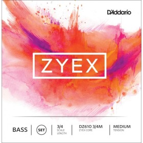 Set de cuerdas contrabajo D'Addario Zyex DZ610  Light 3/4