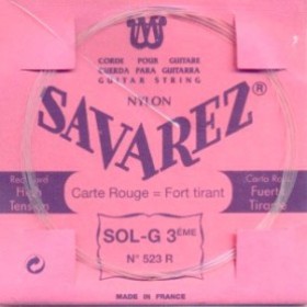 Cuerda Savarez Clásica 3a Carta Roja 523-R