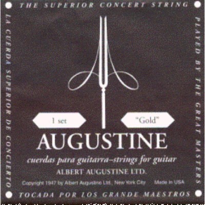 Cuerda 3ª Guitarra Clásica Augustine Negra