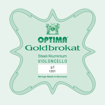 Cuerda cello Optima Goldbrokat 1201 1ª La Medium 1/4