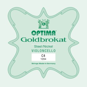 Cuerda cello Optima Goldbrokat 1204 4ª Do Medium 4/4
