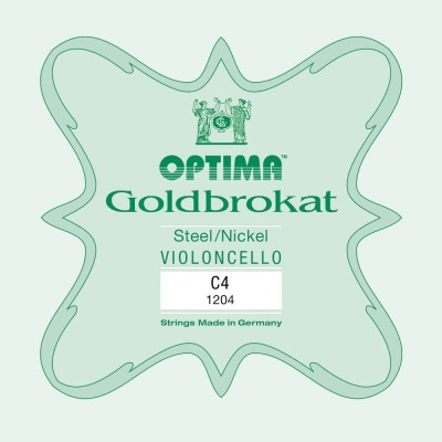 Cuerda cello Optima Goldbrokat 1204 4ª Do Medium 3/4