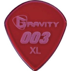 Púa Gravity 003 Jazz3XL 1.5mm Pulida Roja G003XP