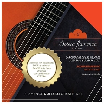 Set de cuerdas guitarra Solera Flamenca Acompañamiento tensión media-alta