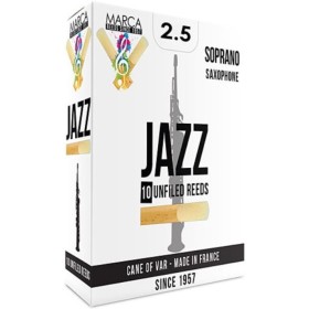 Caja 10 Cañas Saxo Soprano Marca Jazz Unfiled 2½