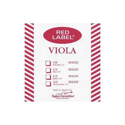 Cuerda viola Super-Sensitive Red Label 4127 2ª Re 15""-16""