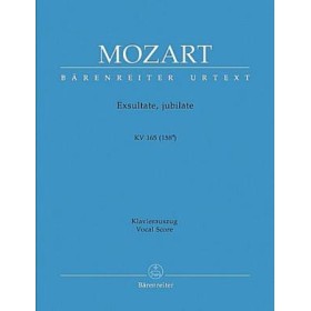Mozart, W.A. Exultate Jubilate  kv.165 (158a) (canto y piano) Ed. Barenreiter