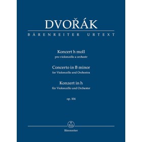 Dvorak, Concierto en si menor op. 104 para cello y orqueta (bolsillo) Ed. Barenereiter