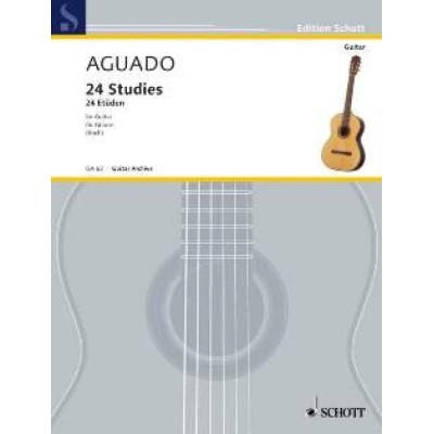 Aguado, 24 estudios para guitarra (Ed. Schott)