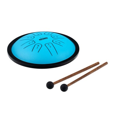 STEEL TONGUE DRUM, SMALL, BLUE