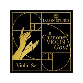 Set de Cuerdas violín Larsen Il Cannone Gold 4/4 Medium 4/4
