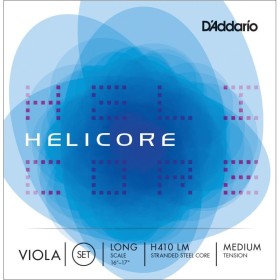 Set de cuerdas viola D'Addario Helicore H410LL Long, Light 16''