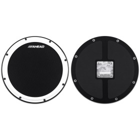 14" S-Hoop Marching Pad with Snare Sound (Black Carbon Fiber)