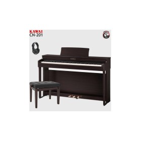 Piano digital Kawai CN-201 Palisandro mate + banqueta regulable + auriculares