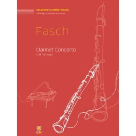 Comesaña. Fasch. clarinet concerto en sib m para clarinete y piano (ed