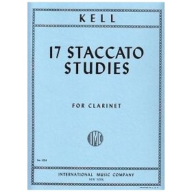 Kell. 17 staccato studies s.clarinet edt.imc