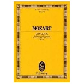 Mozart, Concierto nº24 do menor K 491 (study score) Eulenburg