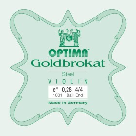 Cuerda violín Optima Goldbrokat 1001 1ª Mi Bola 0.28 Extra-hard 4/4