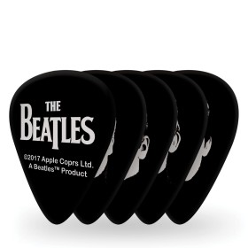 Púas para guitarra serie Beatles de D'Addario, modelo Meet The Beatles, paquete de 10, calibre livia