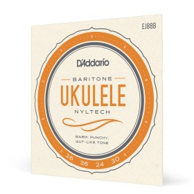 D'Addario EJ88B, cuerdas de Nyltech para ukulele barítono