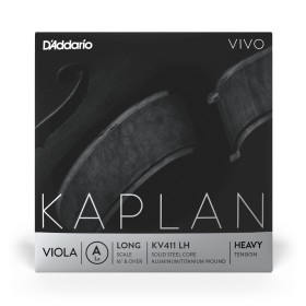 D’Addario Kaplan Vivo. Cuerda A para viola, escala larga, tensión alta