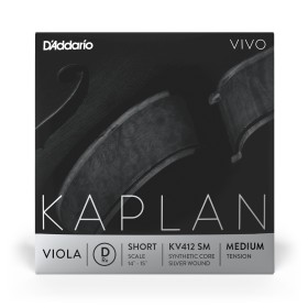 D’Addario Kaplan Vivo. Cuerda D para viola, escala corta, tensión media
