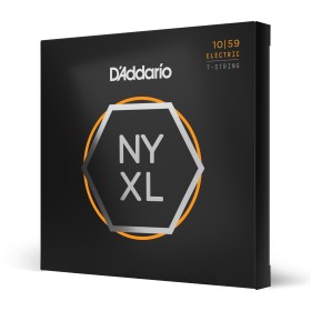 D'Addario NYXL1059 - Corde avvolte in nickel per chitarra elettrica a 7 corde, scalatura leggera nor