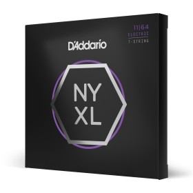 D'Addario NYXL1164 - Corde avvolte in nickel per chitarra elettrica a 7 corde, scalatura media, 11-6