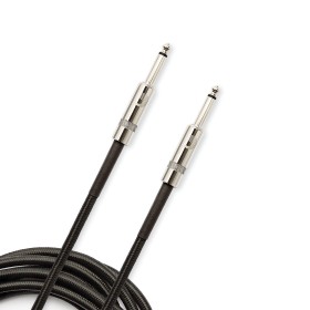 D'Addario Custom Series. Cable para instrumento trenzado, Negro, 3 m