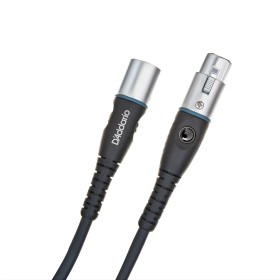 Cable para micrófono XLR, serie Custom de D'Addario, 10 pies (3 m).