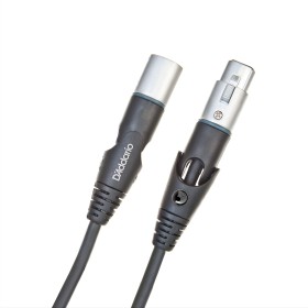 Cable para micrófono XLR con conector giratorio, serie Custom de D'Addario, 25 pies (8 m).
