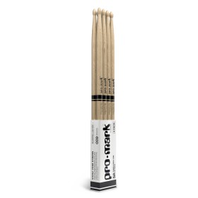 ProMark Classic Attack 5A Shira Kashi Oak Drumstick, Oval Wood Tip, 4-Pack