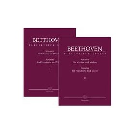 Beethoven. Sonatas para piano y violín (Volumen I y Volumen II) Edit. Barenreiter.