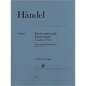 Handel, Suites y piezas para piano (London 1733) Ed. Henle Verlag