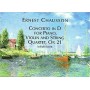 Chausson concierto en re para violin, piano y cuarteto de cu