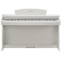 Piano digital de 88 teclas contrapesadas, KURZWEIL MP120, color blanco.