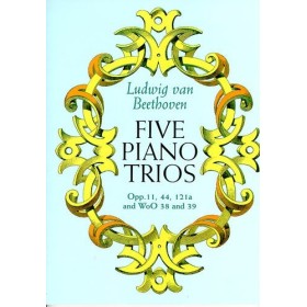 Beethoven trios (5)piano op.11, 44, 121a,38,39 dover