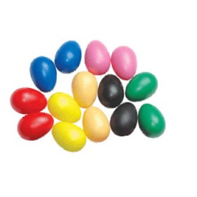Huevos de plástico (colores, par)