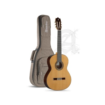 Guitarra clasica alhambra 4/4 iberia ziricote + funda 9738