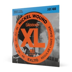 D'Addario EXL110, cuerdas con entorchado en níquel para guitarra eléctrica, regular blandas, 10-46