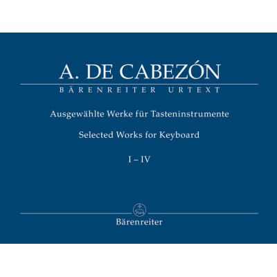 A. DE CABEZON OBRAS SELECTAS DE PIANO VOLUMEN 1 al 4