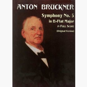 Brucknersinfonia nº 5 en sib mayor para orquesta (partitura