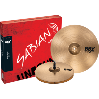 SABIAN B8X First Pack. Hi-Hats 13", Crash 16" Thin