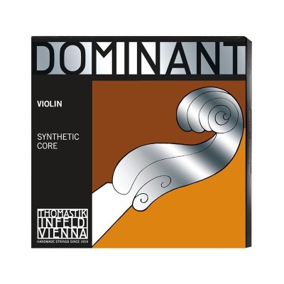 Cuerda violín Thomastik Dominant 130 1ª Mi Bola acero-aluminio Medium 1/4