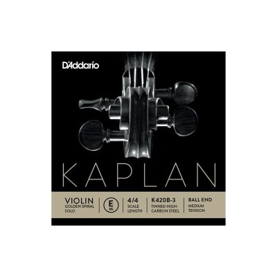 Cuerda violín D'Addario Kaplan Solutions KS311W 1ª Mi Bola Medium 4/4