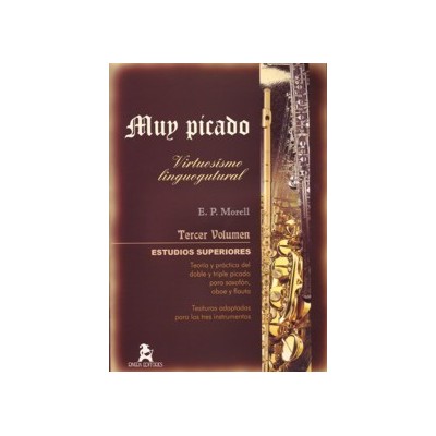 Perez Morell. Muy picado 3º (virtuosismo linguogutural) (saxo/oboe/flauta)