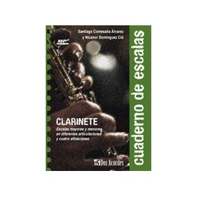 Comesaña / dominguez. cuaderno de escalas para clarinete (ed