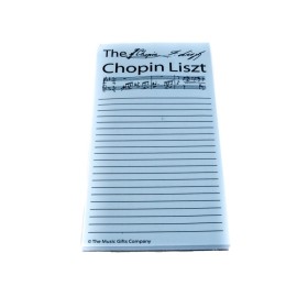 Recambios bloc de notas ""Chopin list""