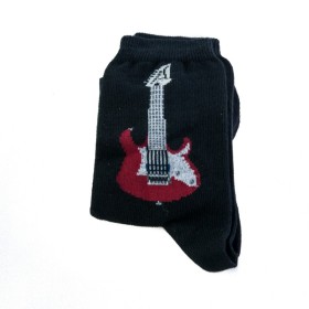 Calcetines negros guitarra eléctrica 43-45